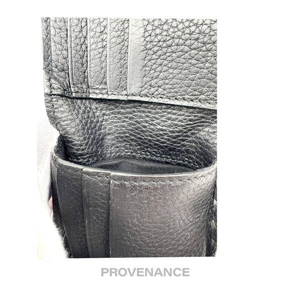 🔴 Fendi Selleria Bifold Wallet - Grey Roman Leather - Picture 8 of 10